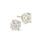 3.0 Ct. T.W. Cubic Zirconia Stud Earrings In 14kt White Gold