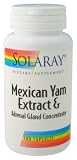 Solaray - Mexican Yam Ext & Adrenal Gland, 100 capsules