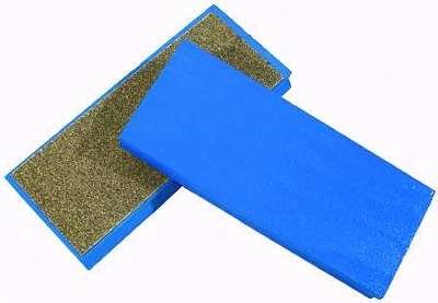 Pair of Blue Enamel Sandblocks