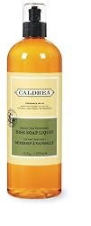Caldrea Dish Soap Liquid, Green Tea Patchouli, 16-Ounce Bottles (Pack of 6)