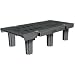 Rubbermaid Commercial 4489 1500 lbs Mass Capacity, 35.9" Length x 24-1/4" Width x 12-1/2" Height, Black Dunnage Rack