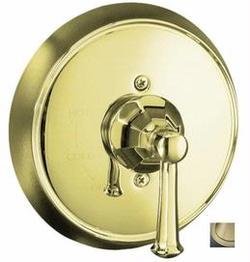 Kohler Memoirs Classic Single Handle Rite-Temp Pressure Balanced Valve Trim Only with Metal Lever Handle Brushed Bronze - K-T466-4C-BV
