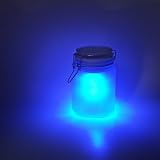 Moon Jar Solar Light - Blue