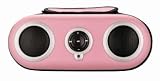 iHome2go iH19p pink zip-it and go splash resistant portable stereo sport case for ipod
