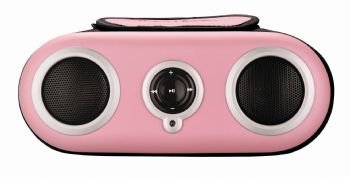 Childrens Toyshop  Computer : iHome2go iH19p pink zip-it and go splash resistant portable stereo sport case for ipod