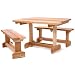 Space Saver - 3pc. Market Picnic Table Set - Furniture For Your Patio and Garden!