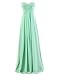 DRESSTELLS Sweetheart Bridesmaid Chiffon Prom Dresses Long Evening Gowns for Juniors Size 6 Mint Green