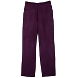 Alfred Dunner Women's Proportioned Medium Pant, Aubergine, 18