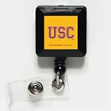 USC Trojans Official Logo Retractable Badge Holder