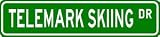 TELEMARK SKIING Street Sign - Sport Sign - High Quality Aluminum Street Sign