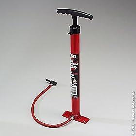 Custom Accessories #57772 RED Tire Pump by CUSTOM ACCESSORIES