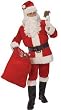 Santa Suit Panne Velour Costume Fits up to 48" Chest & 42" Waist