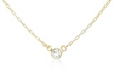 ネックレス＆ペンダント チェーン通販専門店ランキング3位 [ロベルタ チャレラ] ROBERTA CHIARELLA ミニべゼルネックレス(Gold/Clear) C03410N
