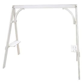 Cottage Classics Adirondack Swing Frame- White by Adirondack Furniture