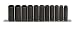Allen 11-Pc. 3/8in.-Drive Metric Deep Well Socket Set
