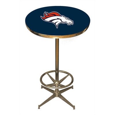 Imperial Denver Broncos Licensed Pub Table