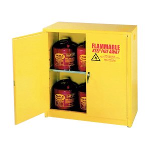 Eagle 1932 Flammable Safety Cabinet, 30 Gallon, 2 Door, Manual Close