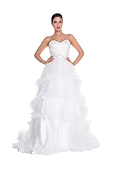 Sexy Strapless Bubble Dress Wedding Dress 