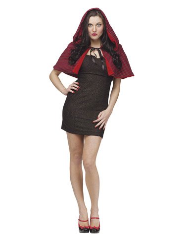 Holiday Times Unlimited Inc Women's Deluxe Reversible Cape Brown/Red One Size