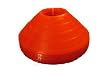 Set of 10 Orange Disc Cones