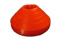Set of 10 Orange Disc Cones
