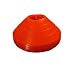 Set of 10 Orange Disc Cones
