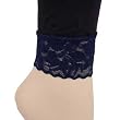 NAVY BLUE LACE BOTTOM FOOTLESS LEGGINGS TIGHTS
