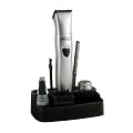 Wahl 9865-217 All-In-One Rechargeable Trimmer Kit with Multi Heads Satin Silver