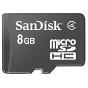 SanDisk 8GB microSDHC Card CLASS 2 (SDSDQ-8192, Bulk Package)