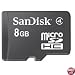 SanDisk - Flash memory card ( microSDHC to SD adapter included ) - 8 GB - Class 4 - microSDHC
