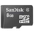 SanDisk 8GB microSDHC Card CLASS 2 (SDSDQ-8192, Bulk Package)