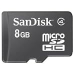SanDisk 8GB microSDHC Card (SDSDQ-8192, Bulk Package)