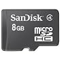 SanDisk 8GB microSDHC Card CLASS 2 (SDSDQ-8192, Bulk Package)