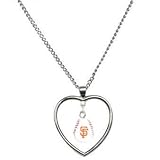 MLB San Francisco Giants 3D Baseball Heart Pendant Necklace