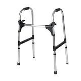 Drive Medical Deluxe Push Palm Release Ultra Lightweight Folding Walker Junior, 5.15-Pound