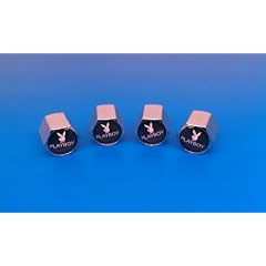 Playboy Logo Wheel Tyre Valve Dust caps / Playboy Ventilkappen Metall f�r Bmw, Audi, Mercedes, VW, Ford, Skoda, Alfa Romeo, Porsche, Seat, Nissan, Volvo, Honda NEU