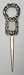 Holds a 1"×1¼" Oval Photo Cast Metal Quality Pewter Color Metal Finish, Manufacturer: Glory Land Corporation