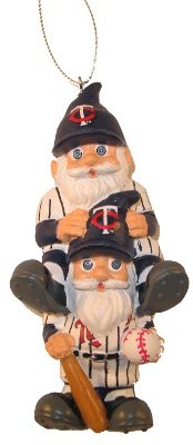 Minnesota Twins Thematic Gnome Christmas Ornament