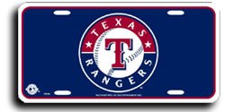 MLB License Plate - Texas Rangers