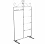 Earring Necklace Display / holder / Hanger / Jewelry Display Rack Metal Vintage Silver Color