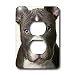 Dogs Pitbull - American Pit Bull Terrier Puppy - Light Switch Covers - 2 plug outlet cover