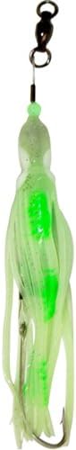 H2O Fx LED Lighted Lure - Glow in Dark Green with Green Highlight - 5.5" to 8.5" inch