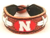 Nebraska Huskers Classic Football Bracelet