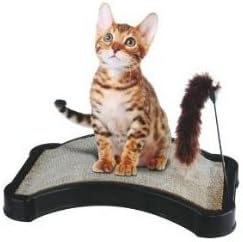 Finepet Kitty Scratcher W/ Play Tail Toy And Cat Nip by FINEPET