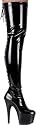 ADORE-3063 6 1/2'' Rear Lace-Up Stretch PF Thigh BT Side Z
