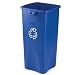 Rubbermaid Commercial Untouchable Recycling Container, Rectangular