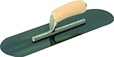 MARSHALLTOWN The Premier Line SP16BR8 16-Inch x 4-Inch Blue Steel Round End Pool Trowel 8 Exposed Ri