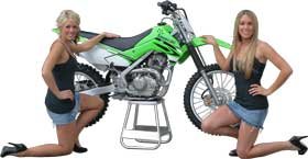 Polished Aluminum MX Motocross Dirt Bike Lift 
