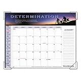 ~:~ AT-A-GLANCE ~:~ Visual Organizer Motivational Monthly Desk Pad Calendar, 22 x 17