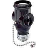 Pass & Seymour #1406CC10 Brown Pull Lamp Adapter